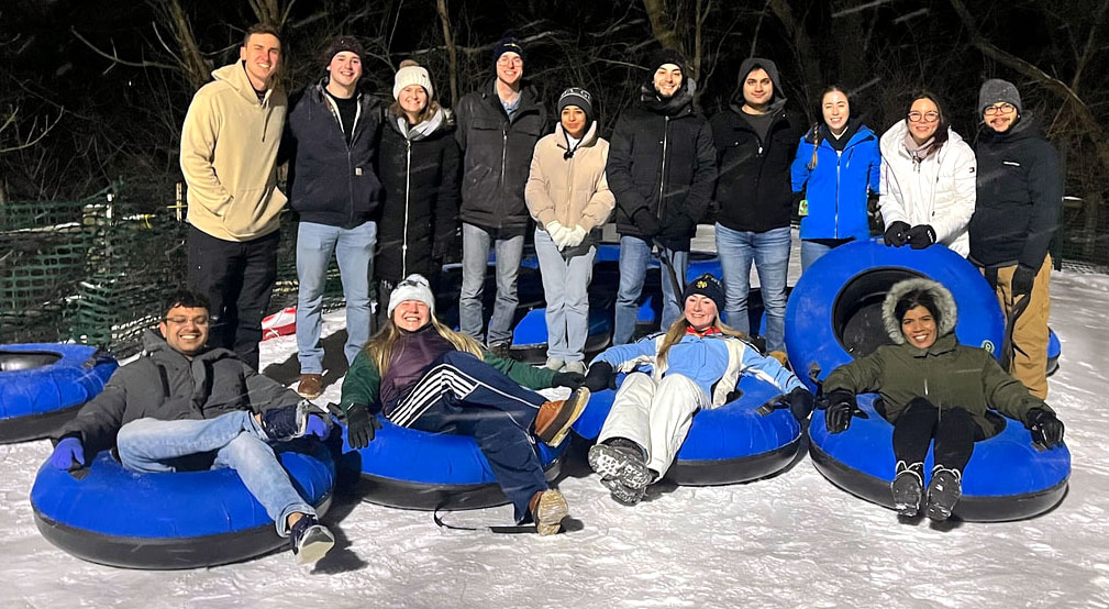 D'Amelio Group on the slopes