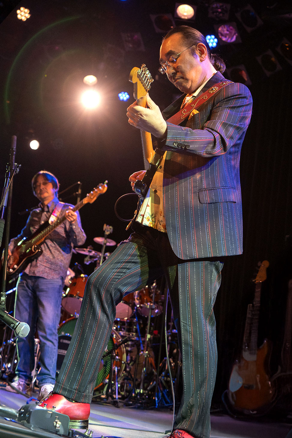 Professor Suga on guitar