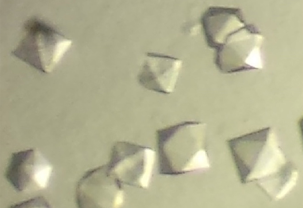 Optimized peptide crystals